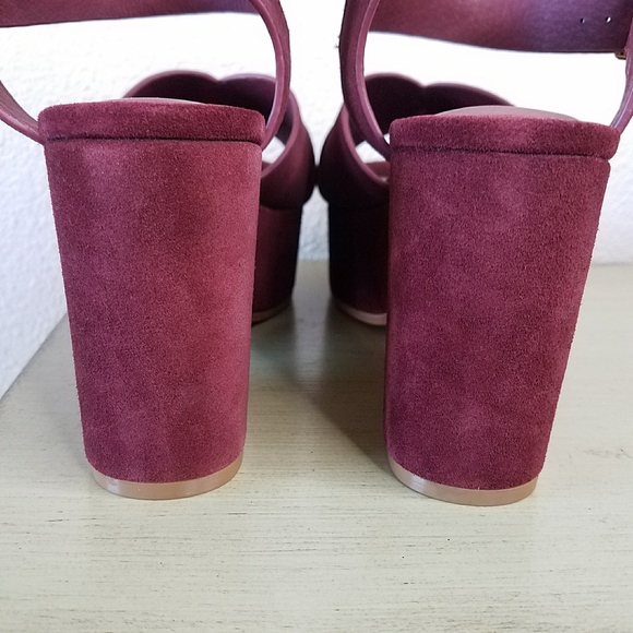 CHARLOTTE STONE Raf Sandals In Merlot - Picture 7 of 10